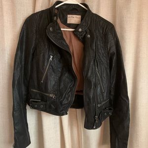 NWT Free People Vegan Leather Jacket